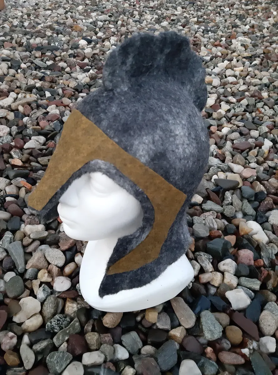 Czapka - rycerz do sauny lub morsowania